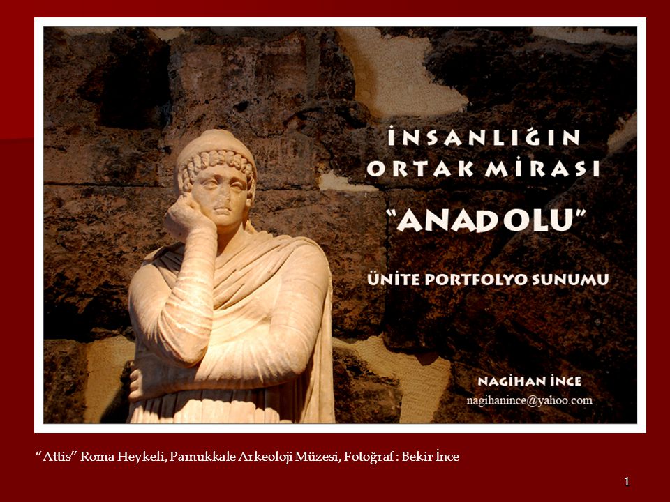 Attis Roma Heykeli, Pamukkale Arkeoloji Müzesi, Fotoğraf : Bekir İnce