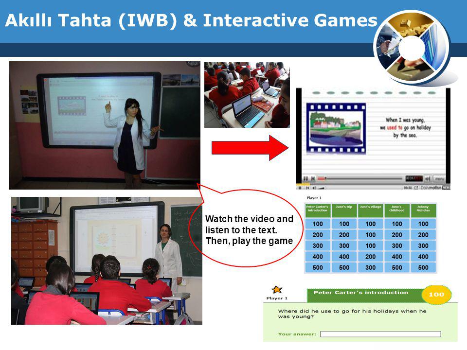 Akıllı Tahta (IWB) & Interactive Games
