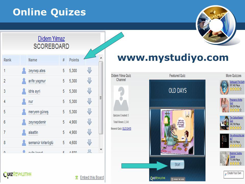 Online Quizes   Company Logo