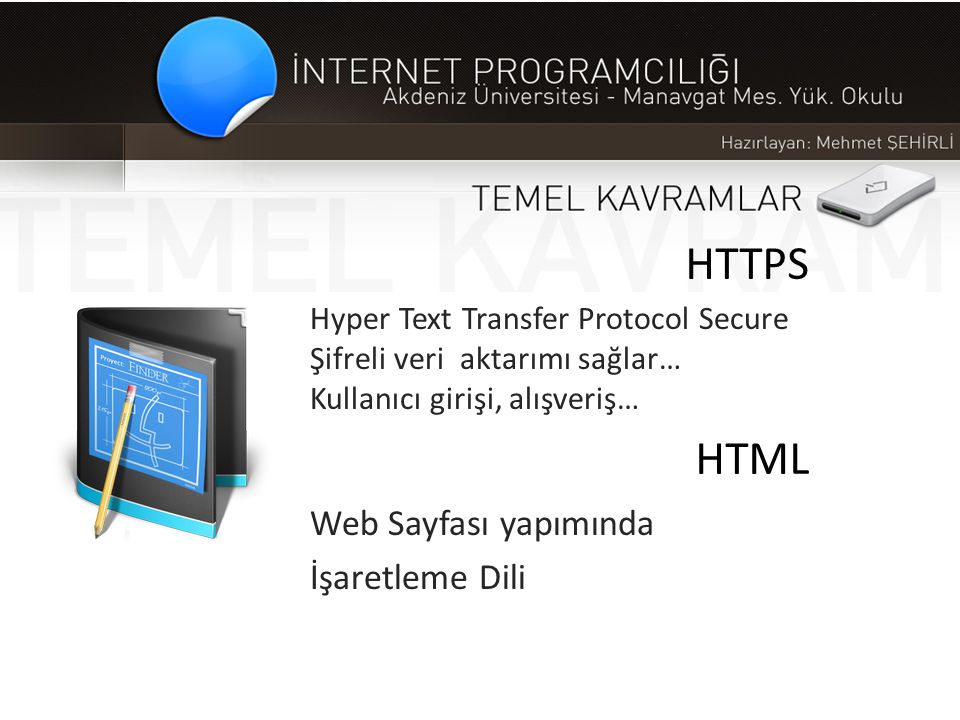 HTTPS HTML Web Sayfası yapımında İşaretleme Dili