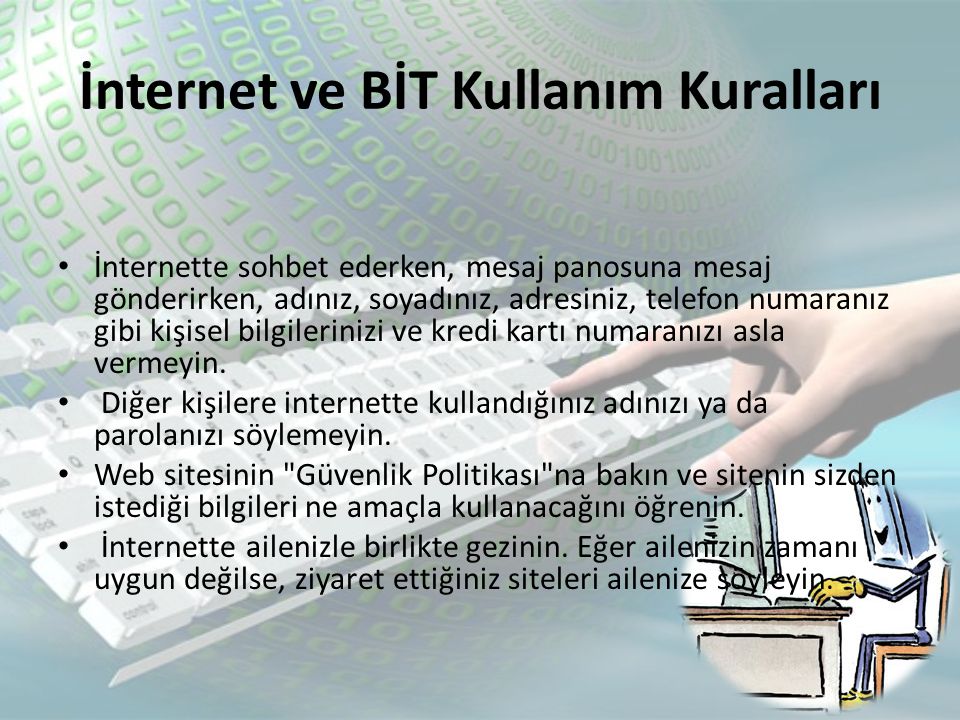 İnternet ve BİT Kullanım Kuralları