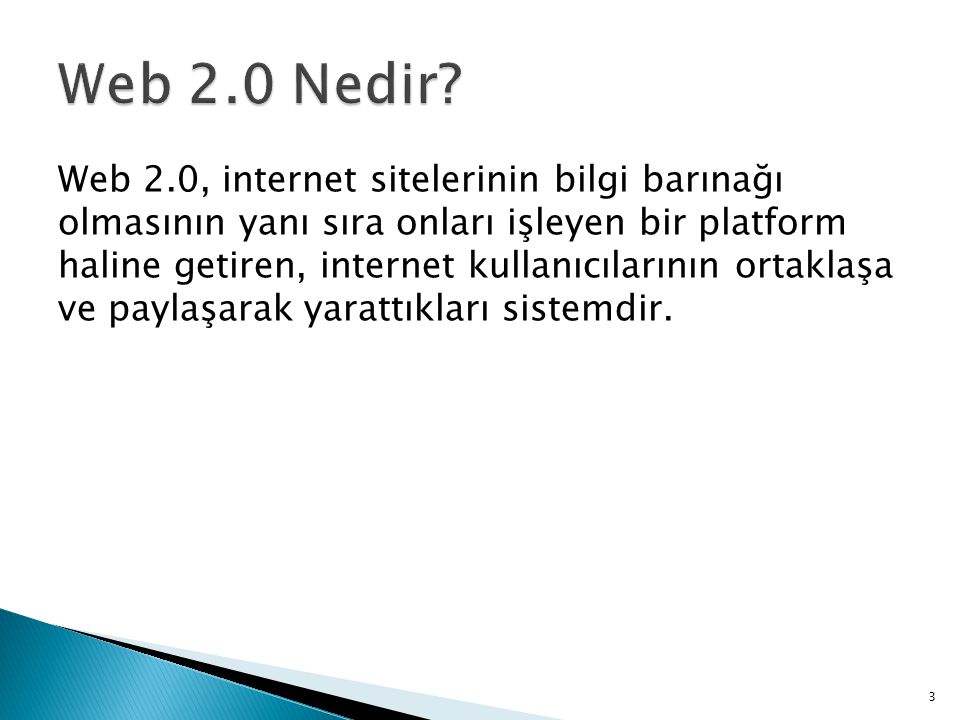 Web 2.0 Nedir