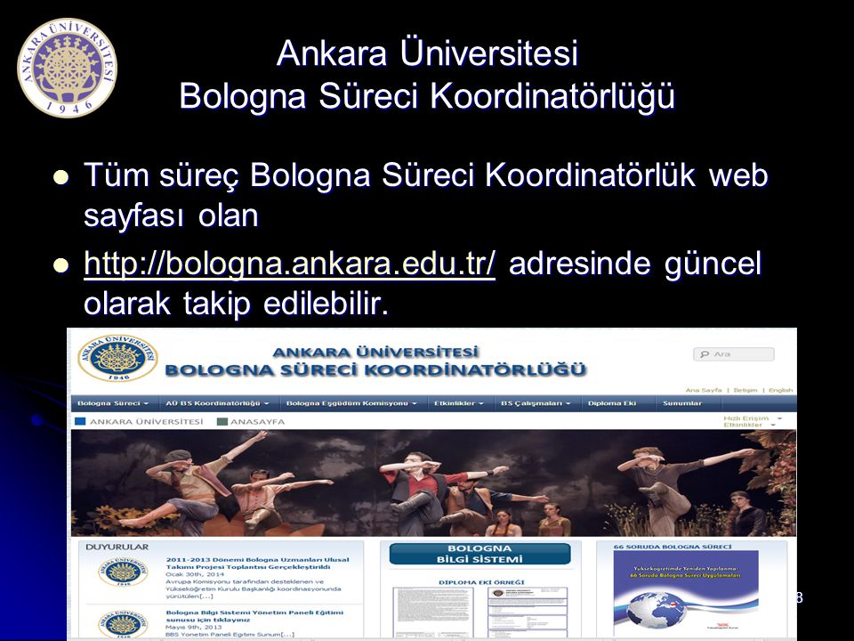 Ankara Üniversitesi Bologna Süreci Koordinatörlüğü