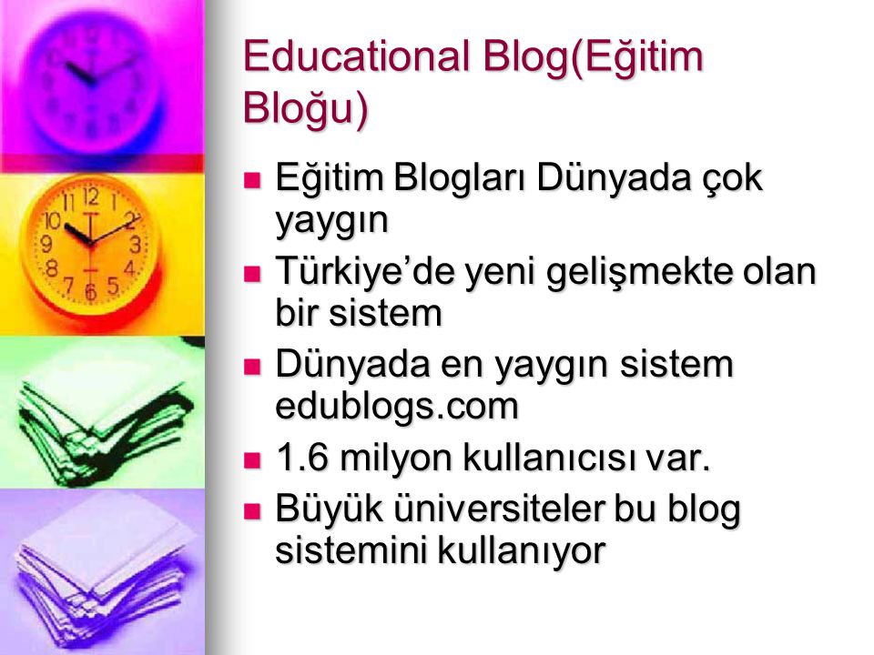 Educational Blog(Eğitim Bloğu)