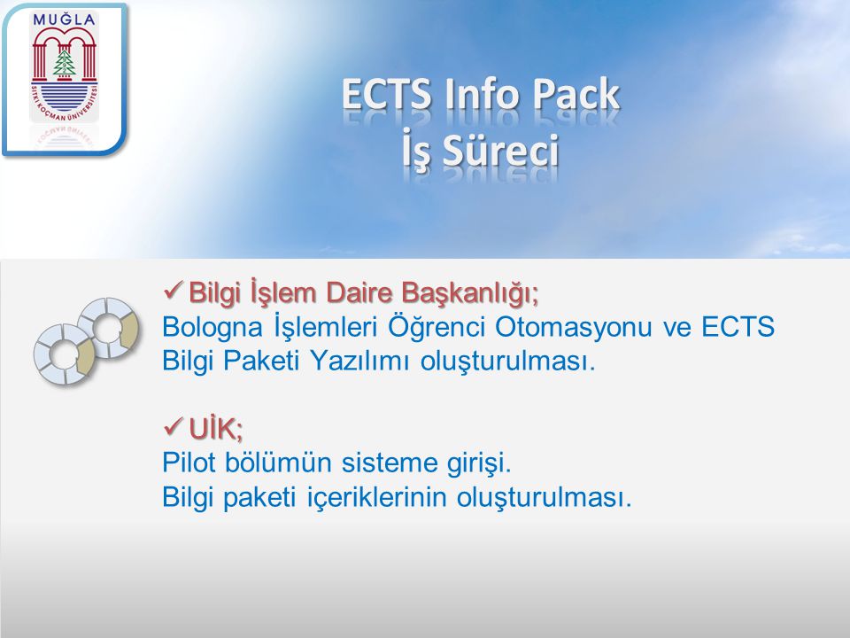 ECTS Info Pack İş Süreci