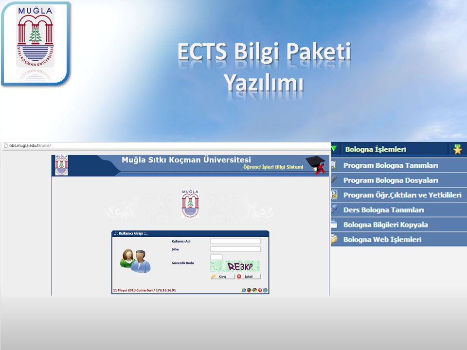 ECTS Bilgi Paketi Yazılımı