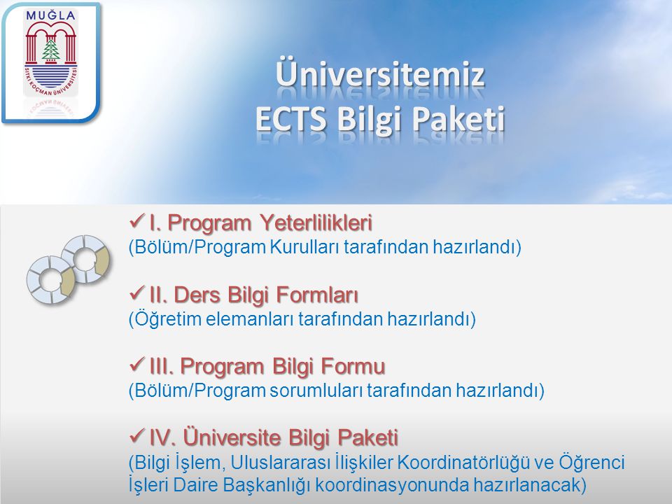 Üniversitemiz ECTS Bilgi Paketi