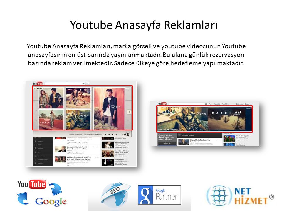 Youtube Anasayfa Reklamları