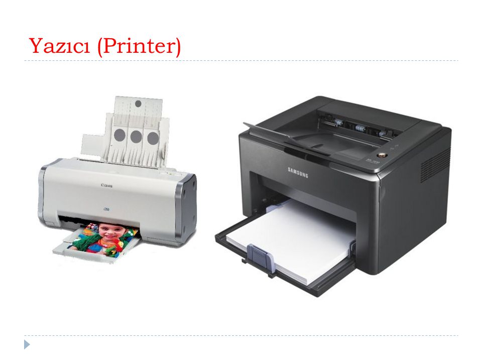 Yazıcı (Printer)