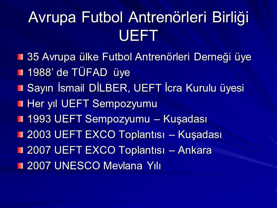 Avrupa Futbol Antrenörleri Birliği UEFT