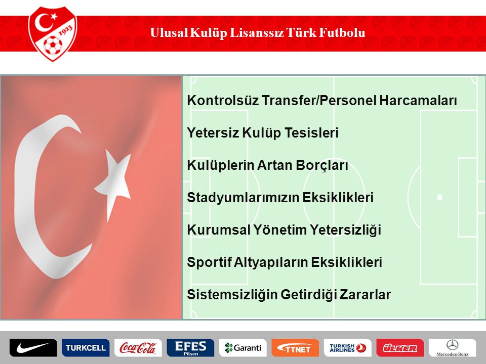 Ulusal Kulüp Lisanssız Türk Futbolu