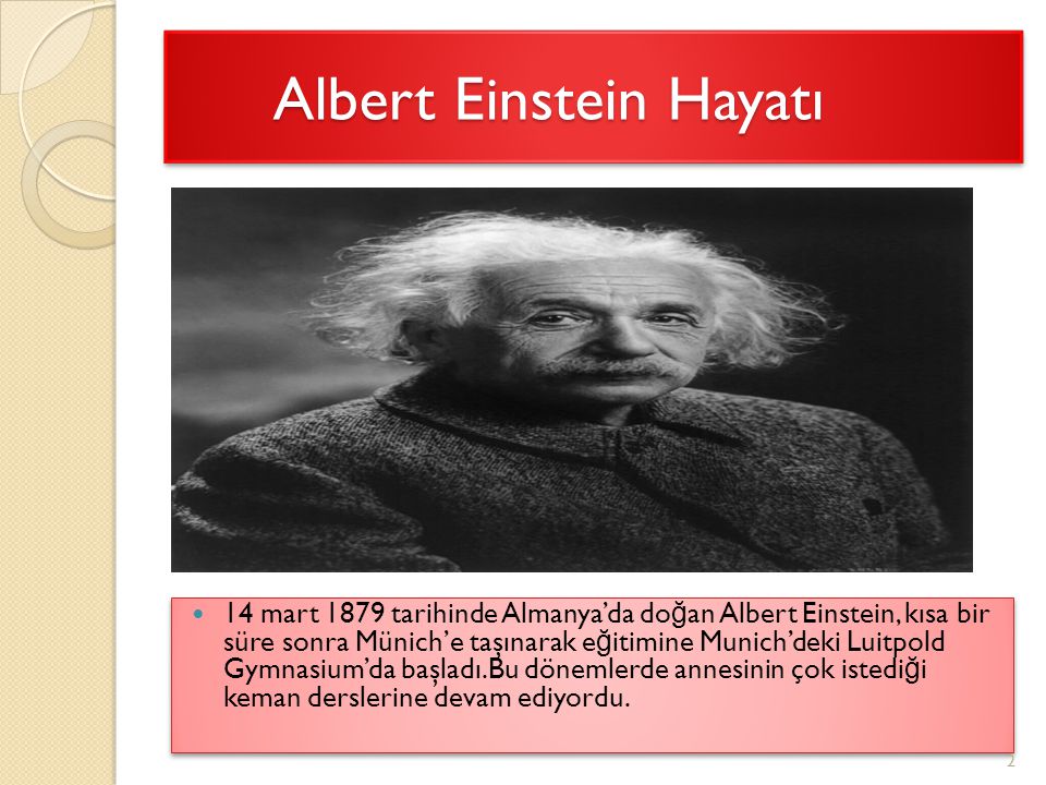 Albert Einstein Hayatı