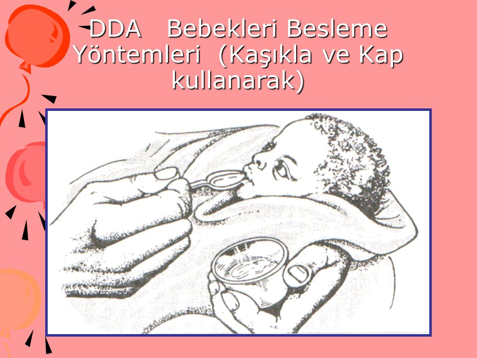 DDA Bebekleri Besleme Yöntemleri (Kaşıkla ve Kap kullanarak)