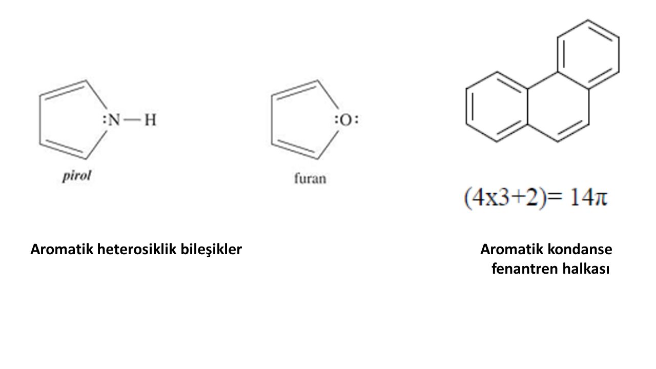 Aromatik heterosiklik bileşikler Aromatik kondanse fenantren halkası