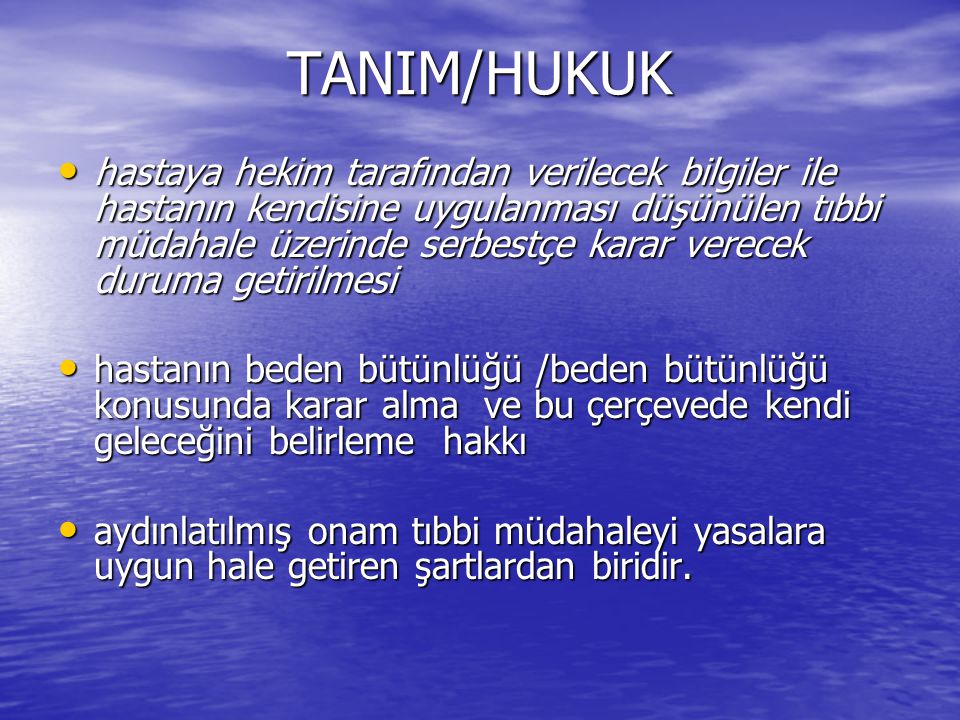TANIM/HUKUK