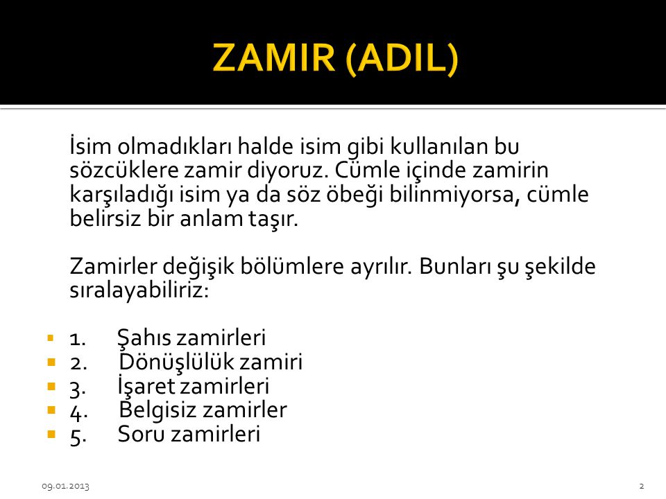 ZAMIR (ADIL)