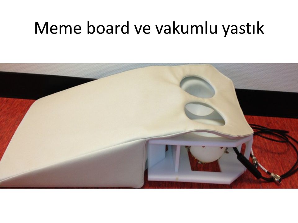 Meme board ve vakumlu yastık