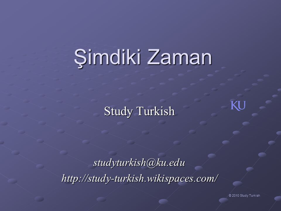 Study Turkish