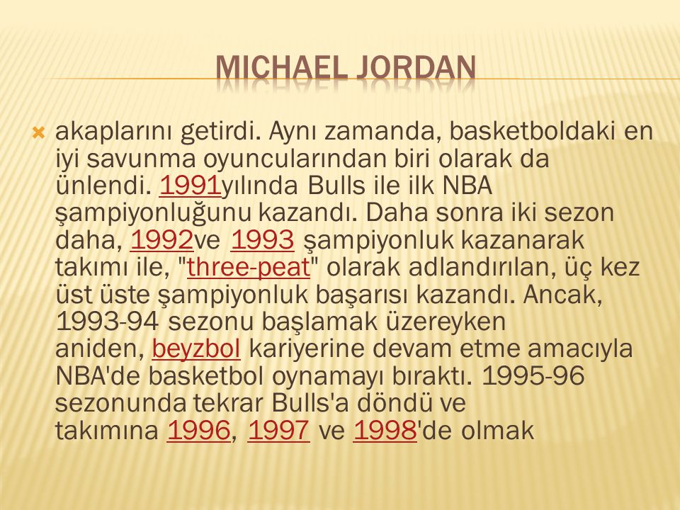 MICHAEL JORDAN