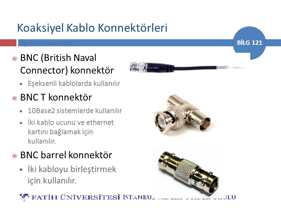 Koaksiyel Kablo Konnektörleri