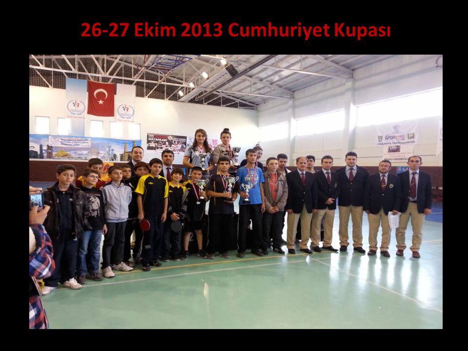 26-27 Ekim 2013 Cumhuriyet Kupası