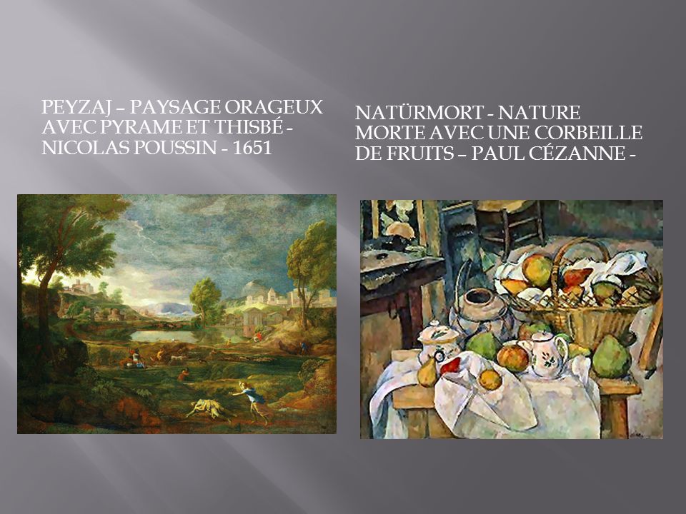 Peyzaj – Paysage orageux avec Pyrame et Thisbé - Nicolas Poussin