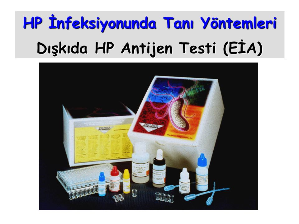 HP İnfeksiyonunda Tanı Yöntemleri Dışkıda HP Antijen Testi (EİA)