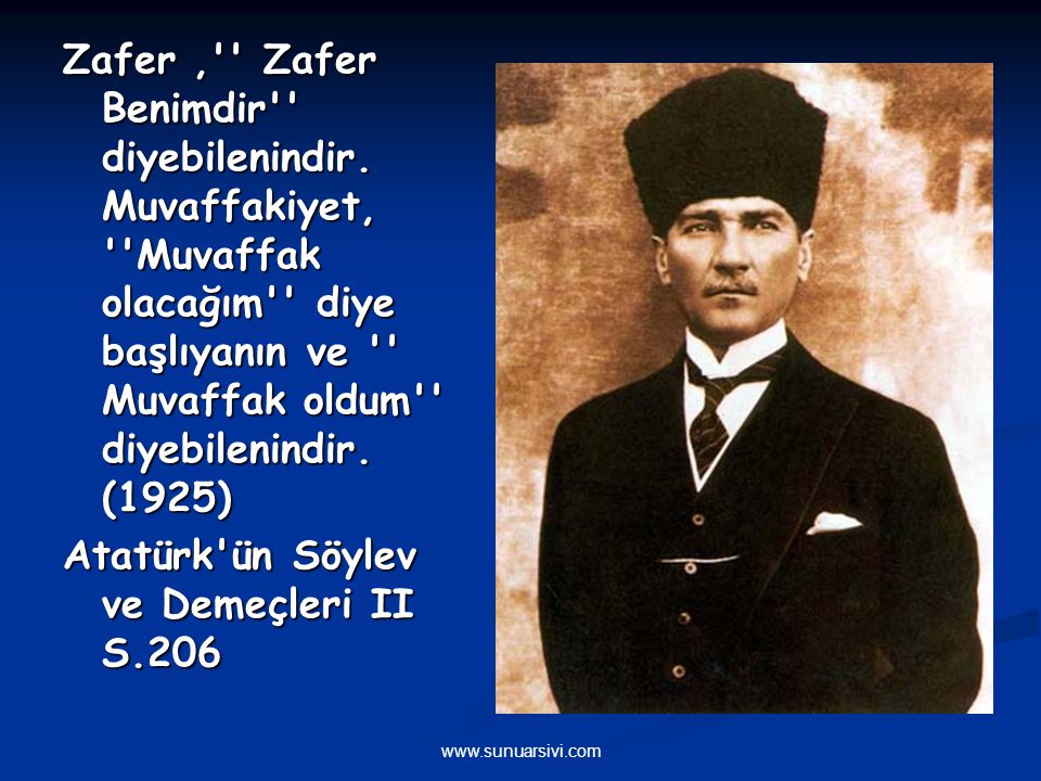 Atatürk ün Söylev ve Demeçleri II S.206