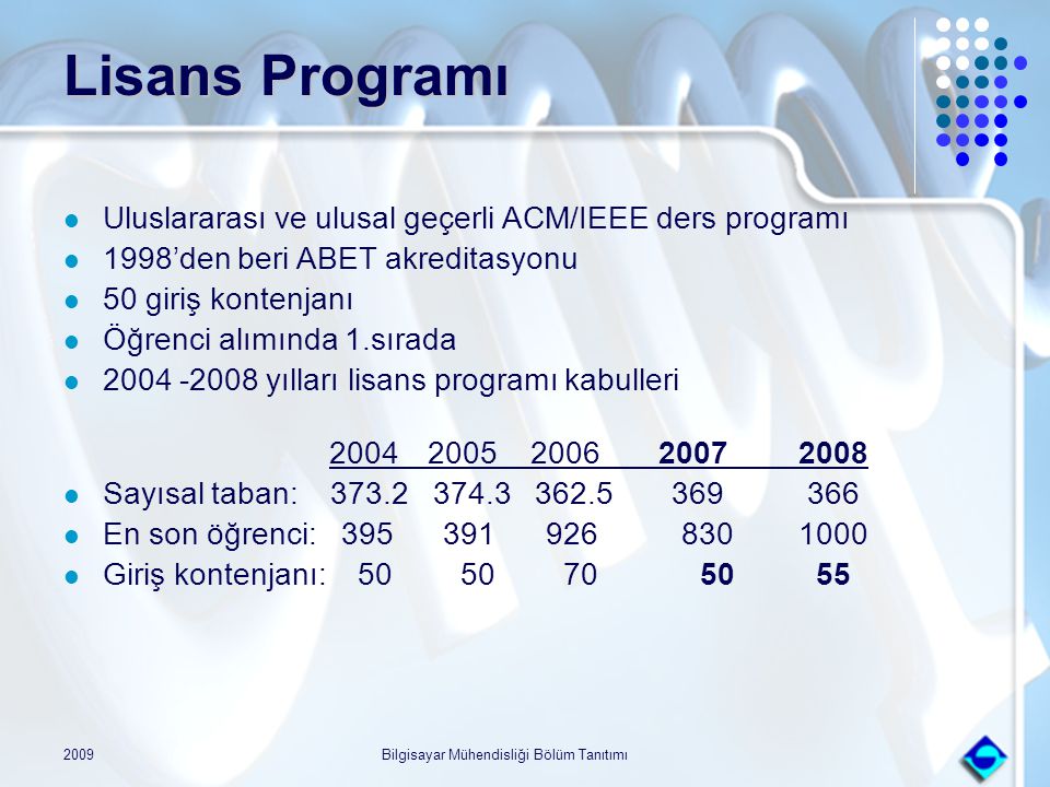 Boğaziçi Üniversitesi Bilgisayar Mühendisliği Bölümü - Ppt Indir