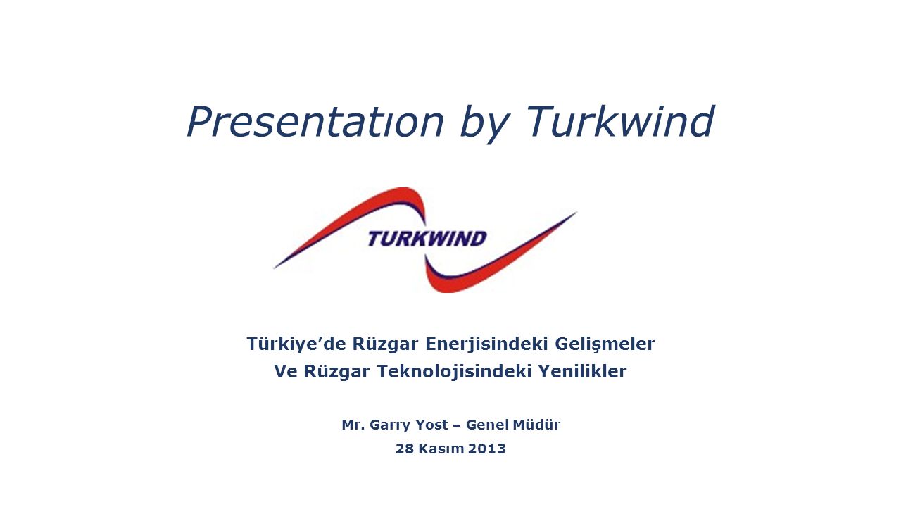 Presentatıon by Turkwind