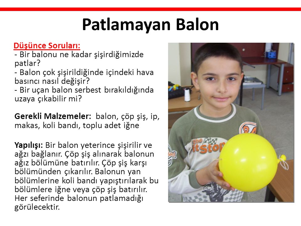 Patlamayan Balon