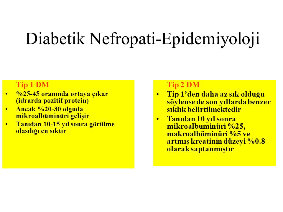 Diabetik Nefropati-Epidemiyoloji