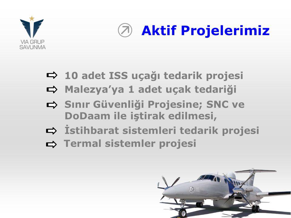 Aktif Projelerimiz 10 adet ISS uçağı tedarik projesi