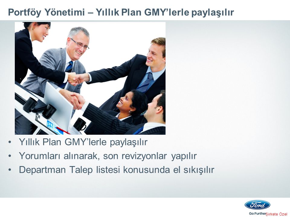 Portföy Yönetimi – Yıllık Plan GMY’lerle paylaşılır
