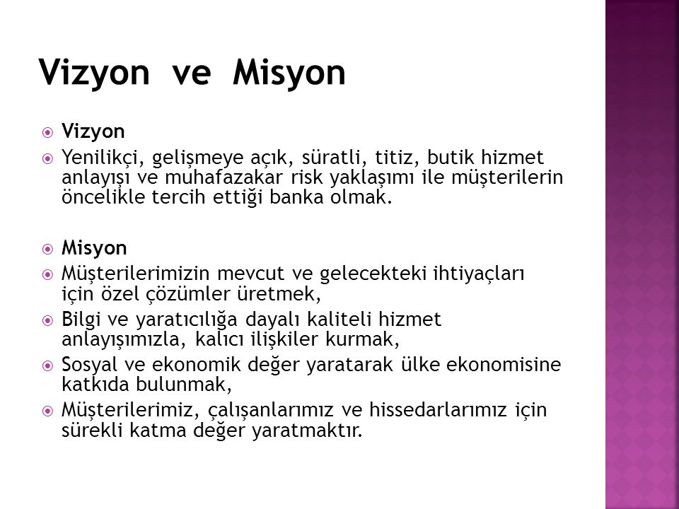 Misyon Pozisyon Sohret Dunyasi