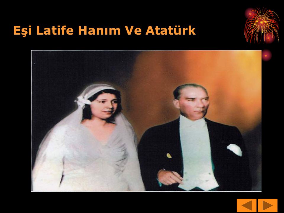 Eşi Latife Hanım Ve Atatürk