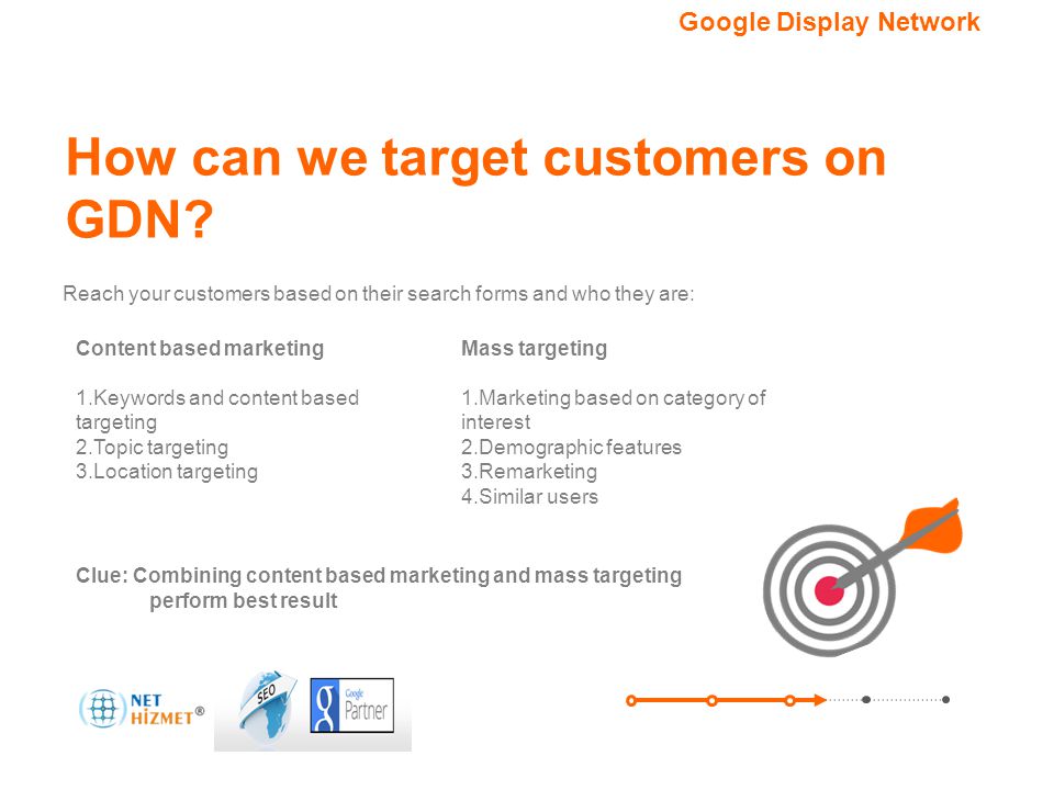 How can we target customers on GDN