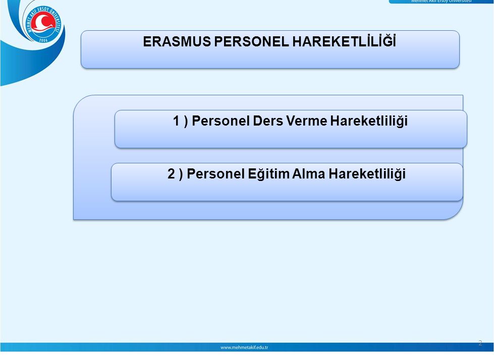 ERASMUS PERSONEL HAREKETLİLİĞİ