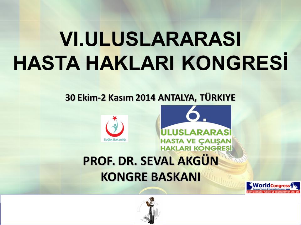 30 Ekim-2 Kasım 2014 ANTALYA, TÜRKIYE