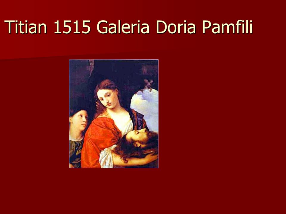 Titian 1515 Galeria Doria Pamfili