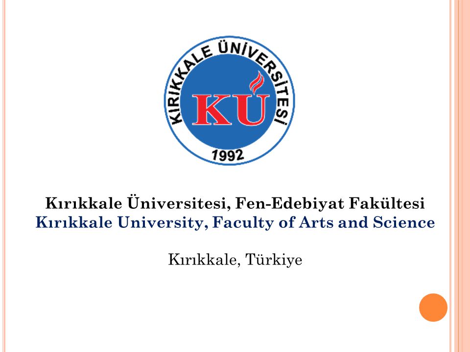 Kırıkkale Üniversitesi, Fen-Edebiyat Fakültesi