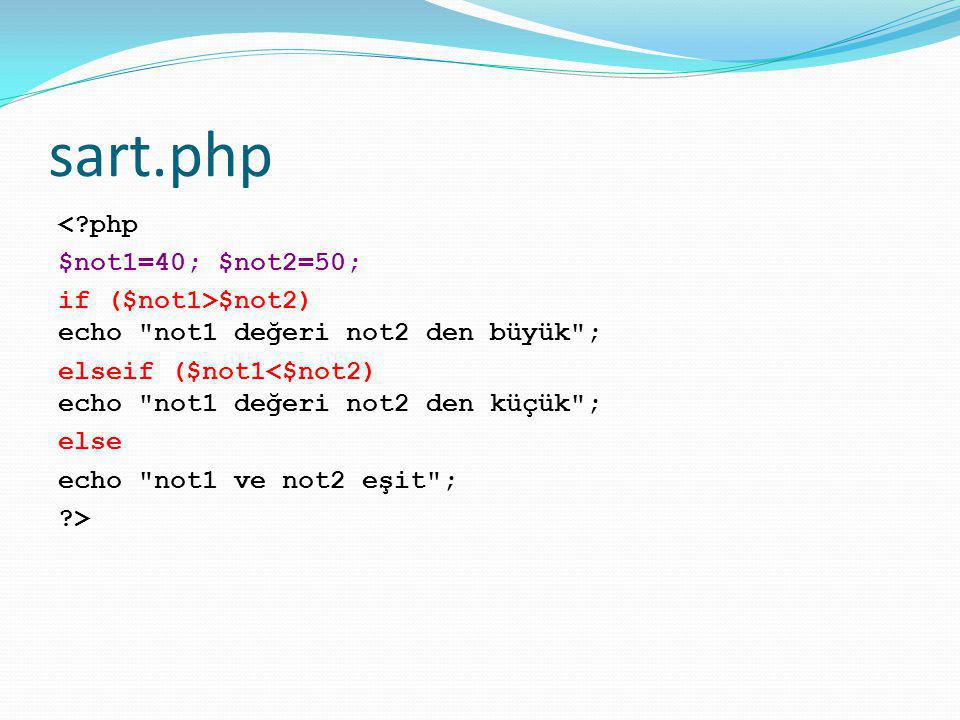 sart.php < php $not1=40; $not2=50;