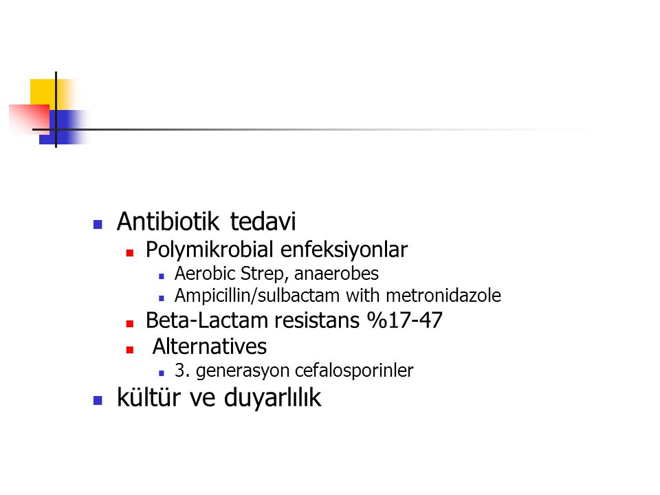 Antibiotik tedavi kültür ve duyarlılık Polymikrobial enfeksiyonlar