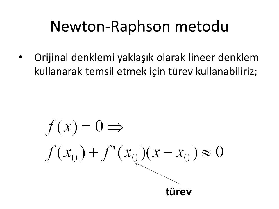 Newton-Raphson metodu