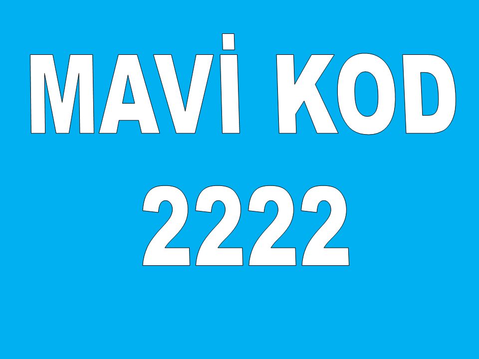 MAVİ KOD 2222
