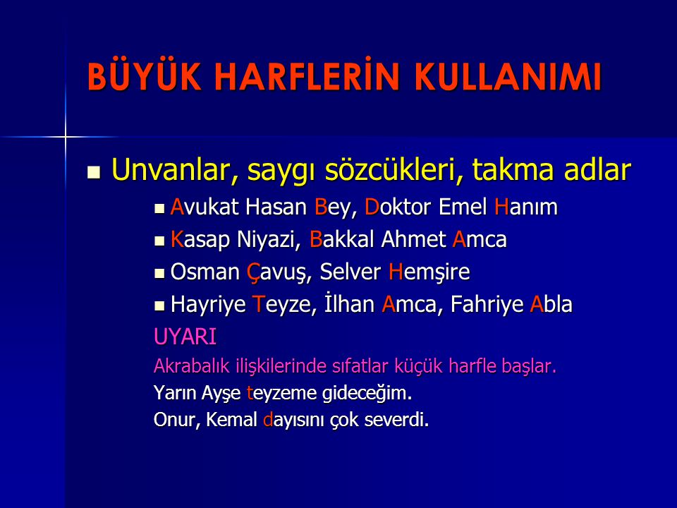 Turkce Yazim Kurallari Ppt Video Online Indir