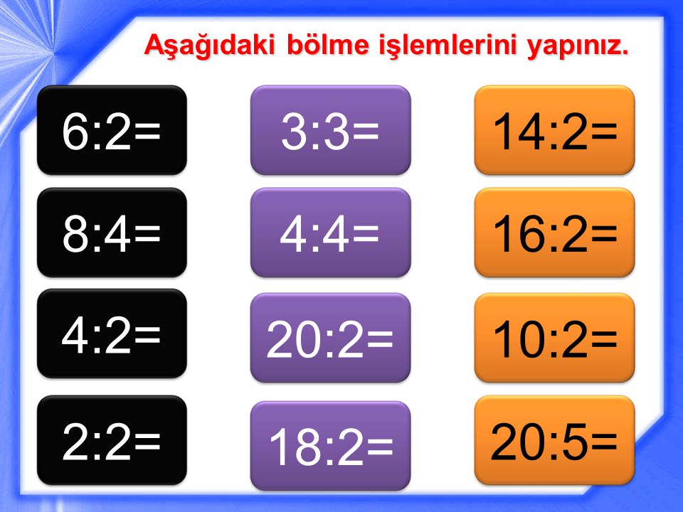 6:2= 3:3= 14:2= 8:4= 4:4= 16:2= 4:2= 20:2= 10:2= 2:2= 20:5= 18:2=