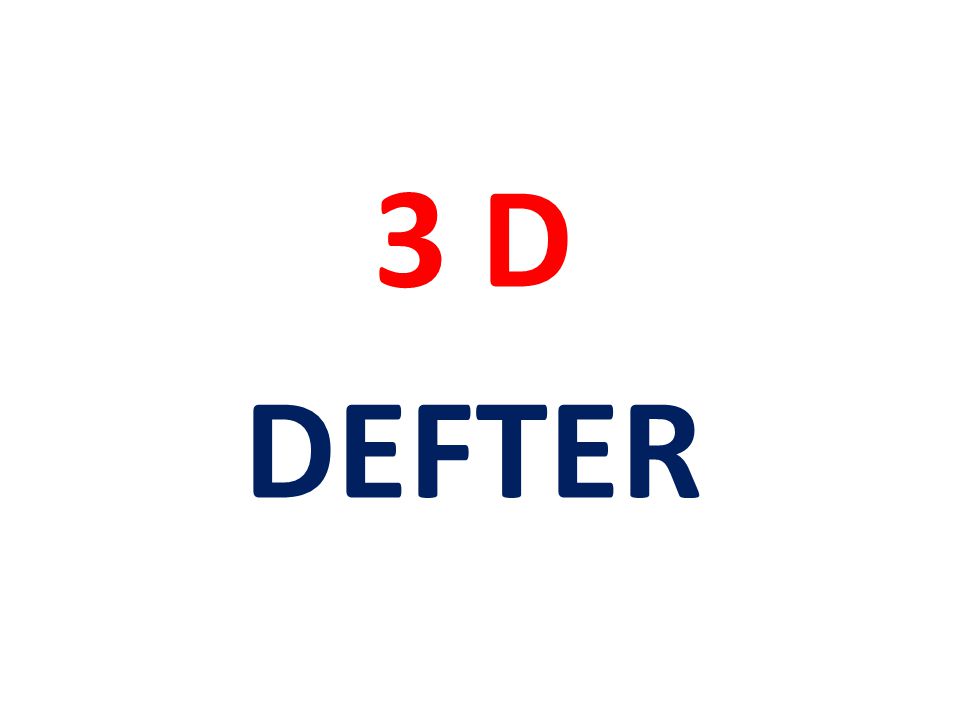 3 D DEFTER