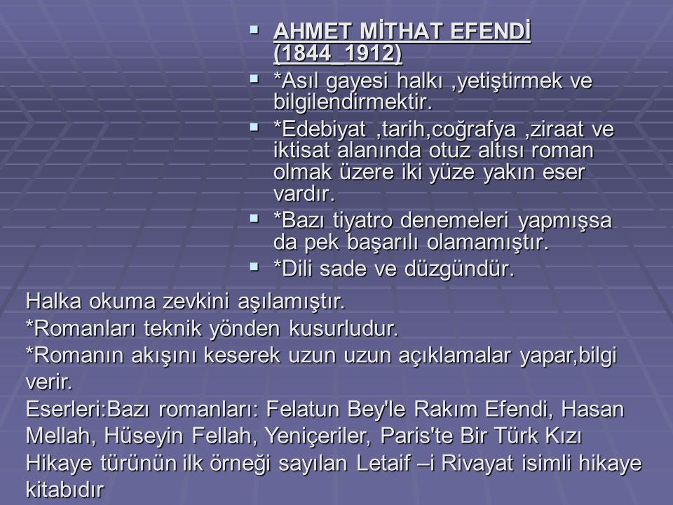 AHMET MİTHAT EFENDİ (1844_1912)