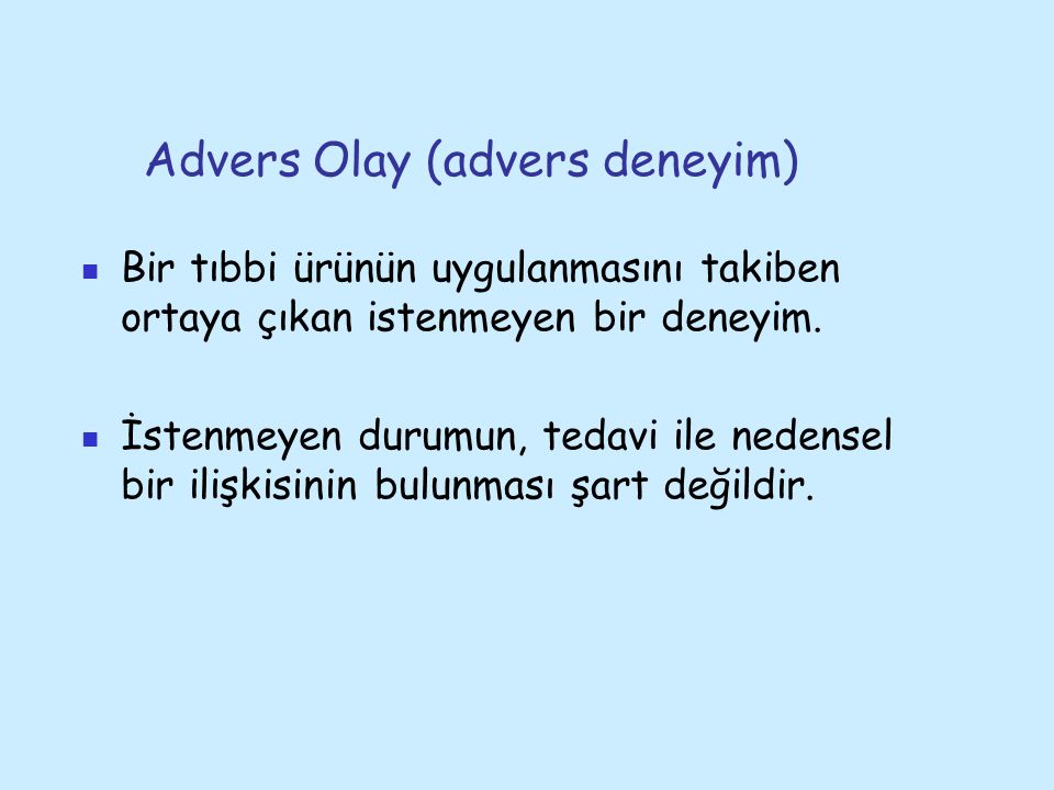 Advers Olay (advers deneyim)